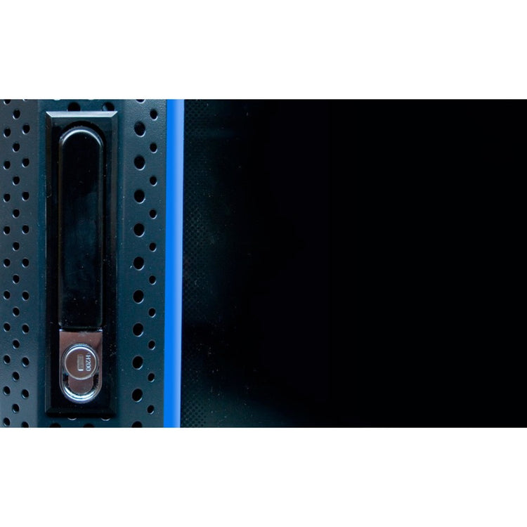 Dsi 10 inch 9u serverkast met glazen deur server rack