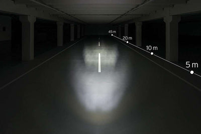 Koplamp Busch en Müller Upp N Led voor naafdynamo 30 Lux - zwart