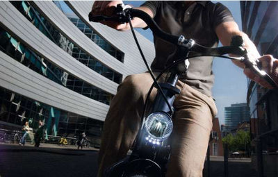 Busch Muller Koplamp Busch und Müller Lumotec IQ Cyo Premium RT Senso Plus 60 Lux zwart