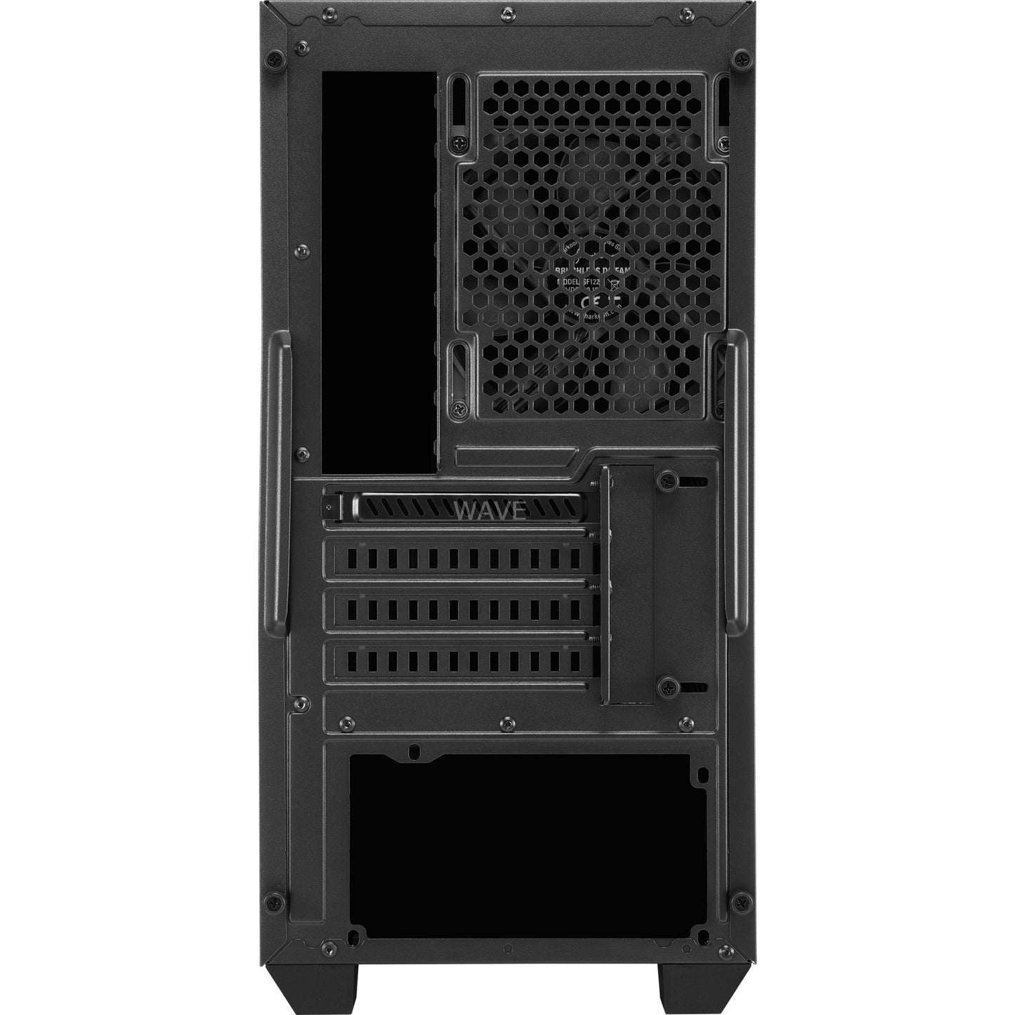 Sharkoon v1000 midi tower behuizing (zwart | 2x usb-a)