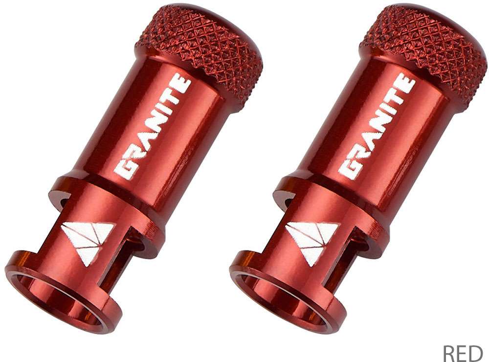 Granite juicy nipple cnc valve caps incl. tools