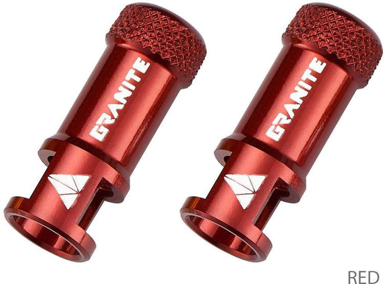 Granite juicy nipple cnc valve caps incl. tools