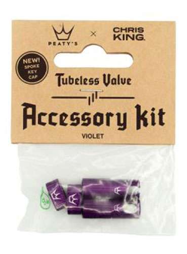 Peaty's chris king mk2 tubeless valve accessory kit