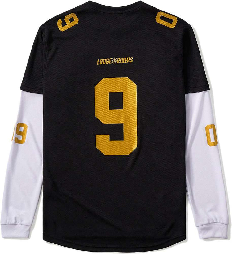 Loose riders 9 lives varsity gold - mtb long sleeve jersey