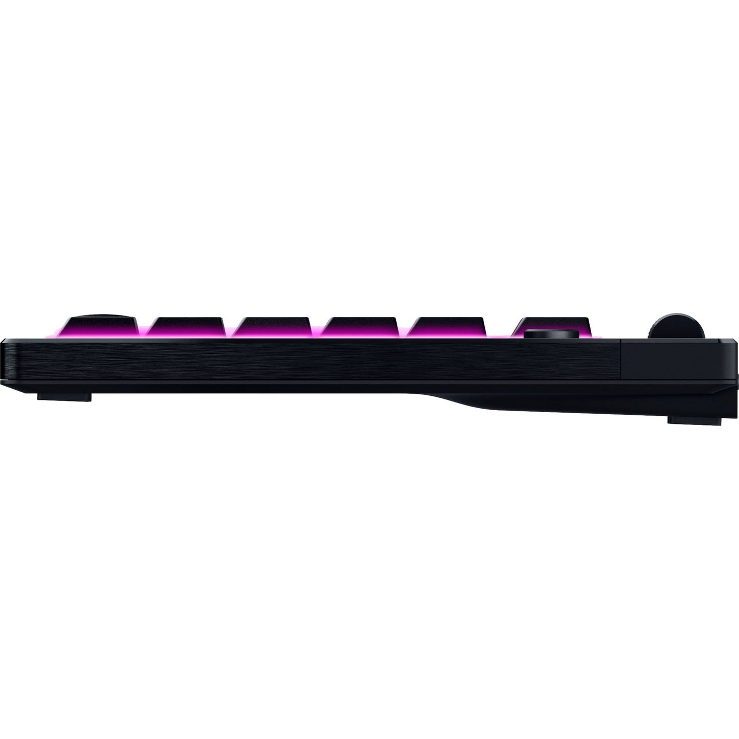 Razer blackwidow v4 low-profile rgb mechanisch gaming toetsenbord (zwart, us lay-out (qwerty), low-profile yellow, 80% (tkl))