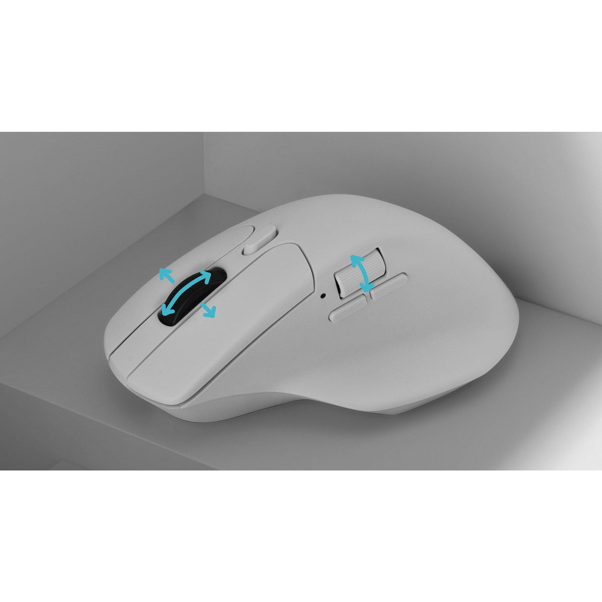 Keychron m6-a3 wireless mouse (wit, 26,000 dpi, usb-c bluetooth 5.1 2.4 ghz)