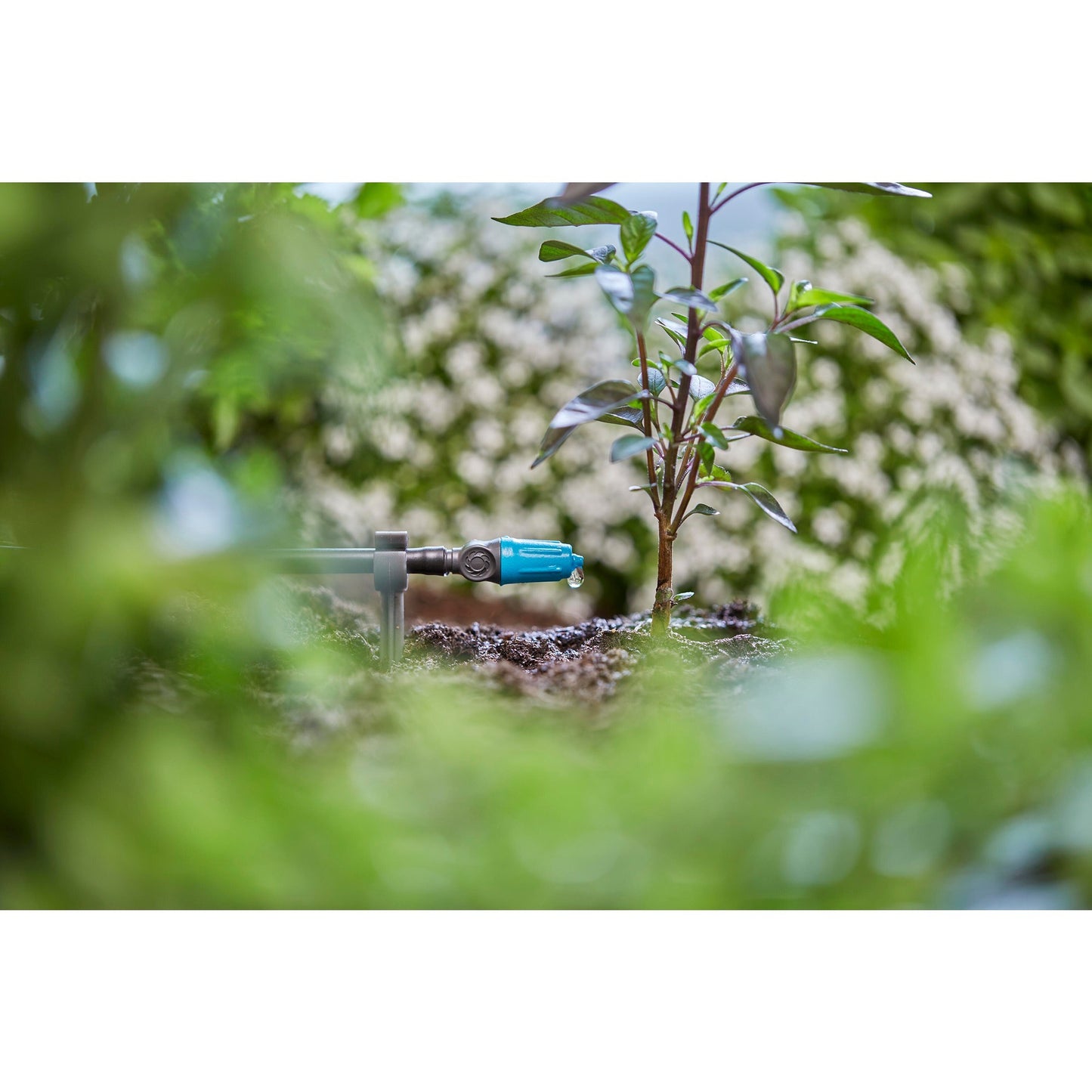 Gardena verstelbare einddruppelaar 0–15 l u druppelaar (zwart turquoise, 10 stuks)