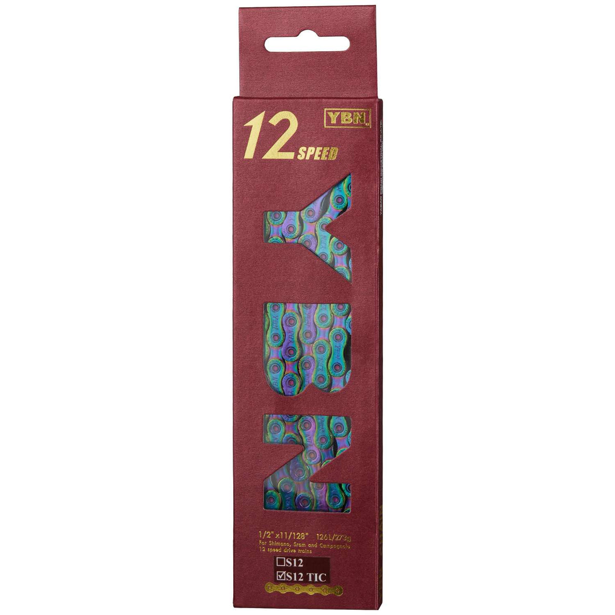 Ybn s12-tic 12-speed chain