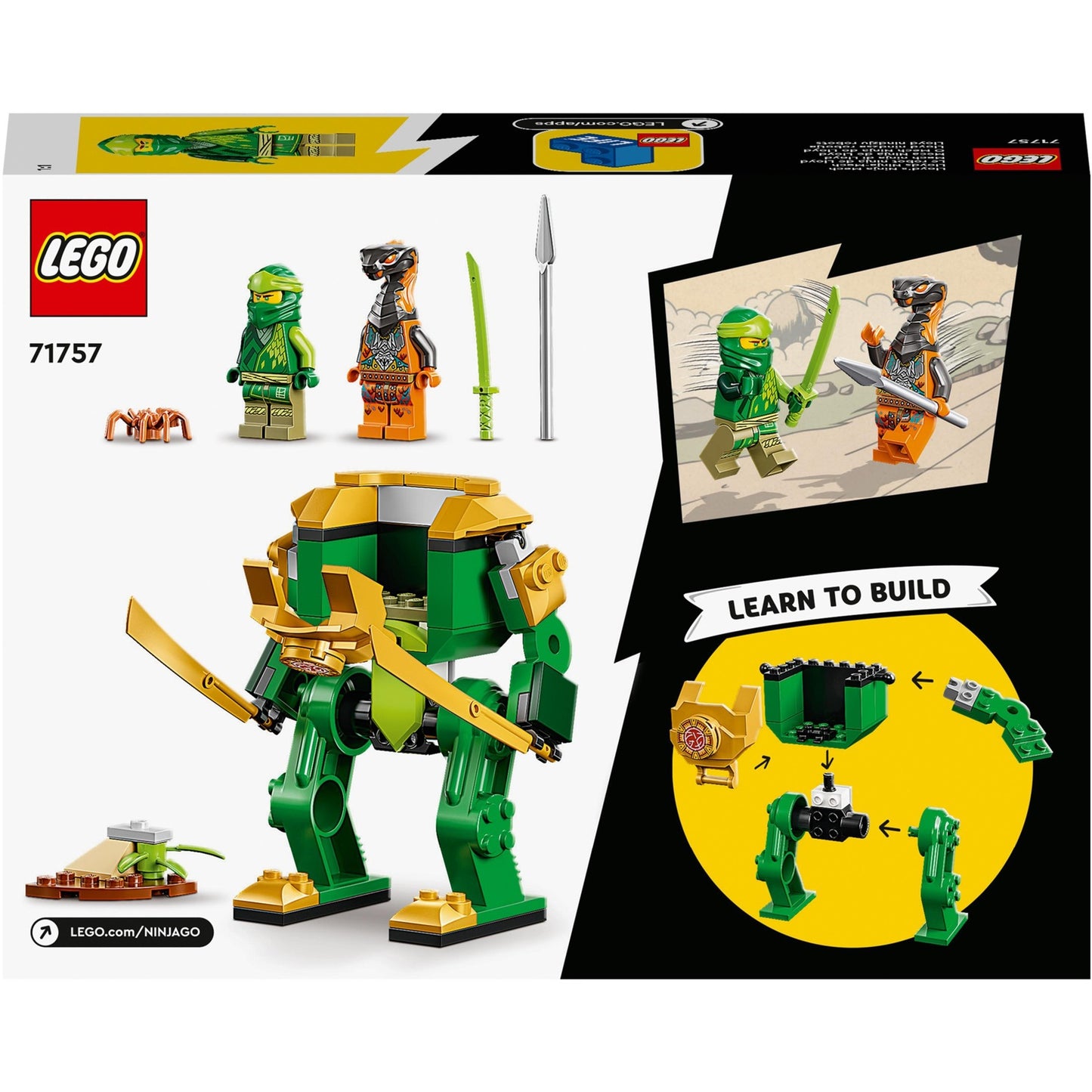 Lego ninjago - lloyd's ninjamecha constructiespeelgoed (71757)