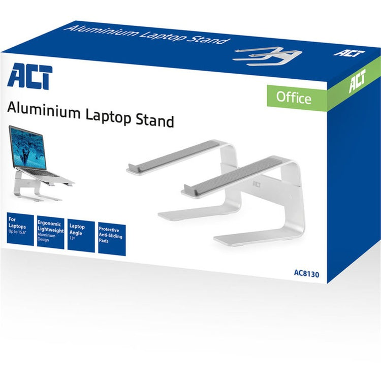 Laptopstandaard act ac8130 zilver 15,6 inch