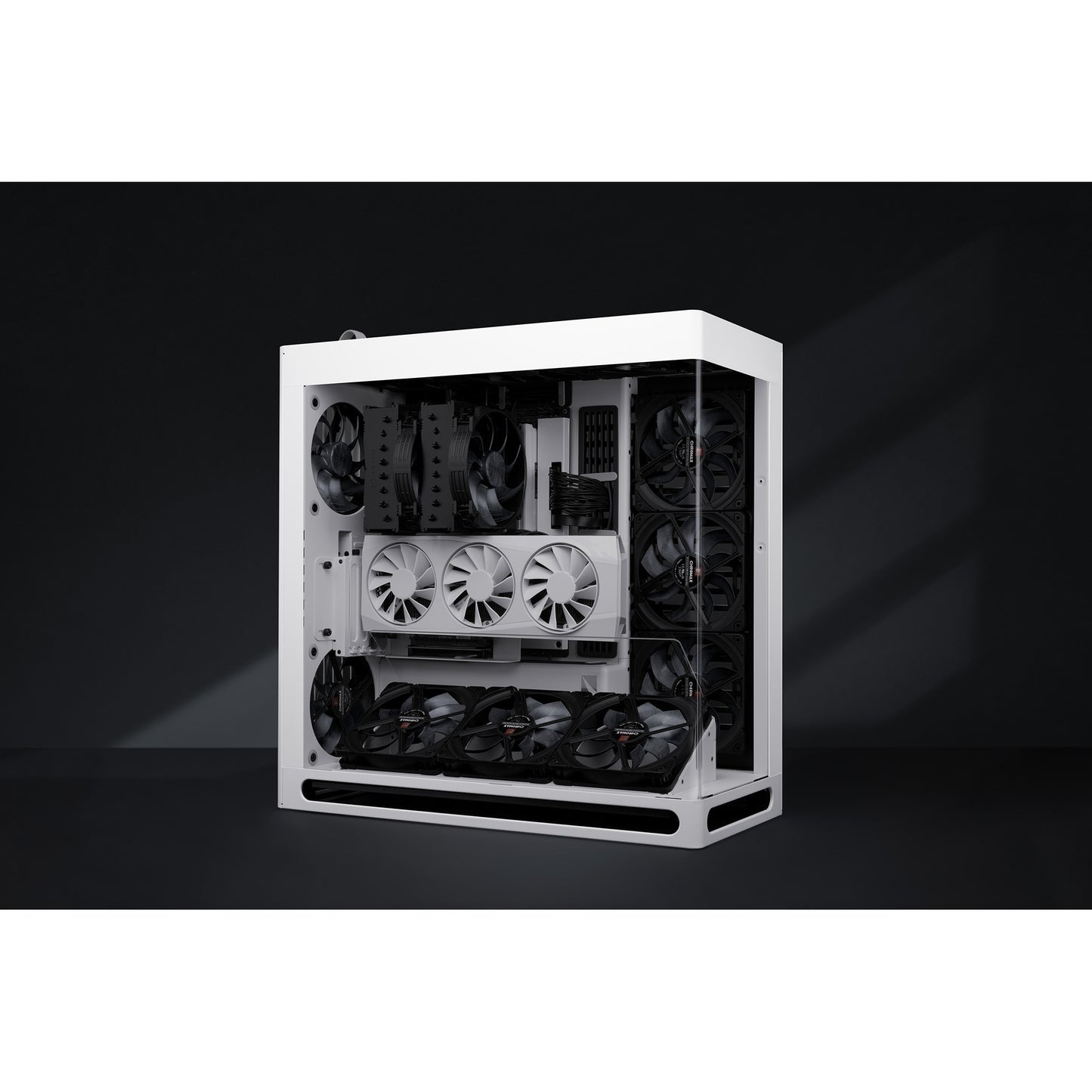 Noctua nf-a14x25r g2 pwm sx2-pp chromax.black case fans (zwart, 2 stuks, 140 x 140 x 25 mm)