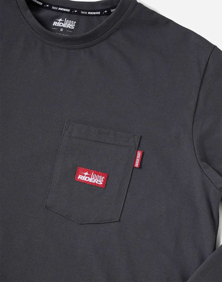 Loose riders pocket - tech long sleeve shirt