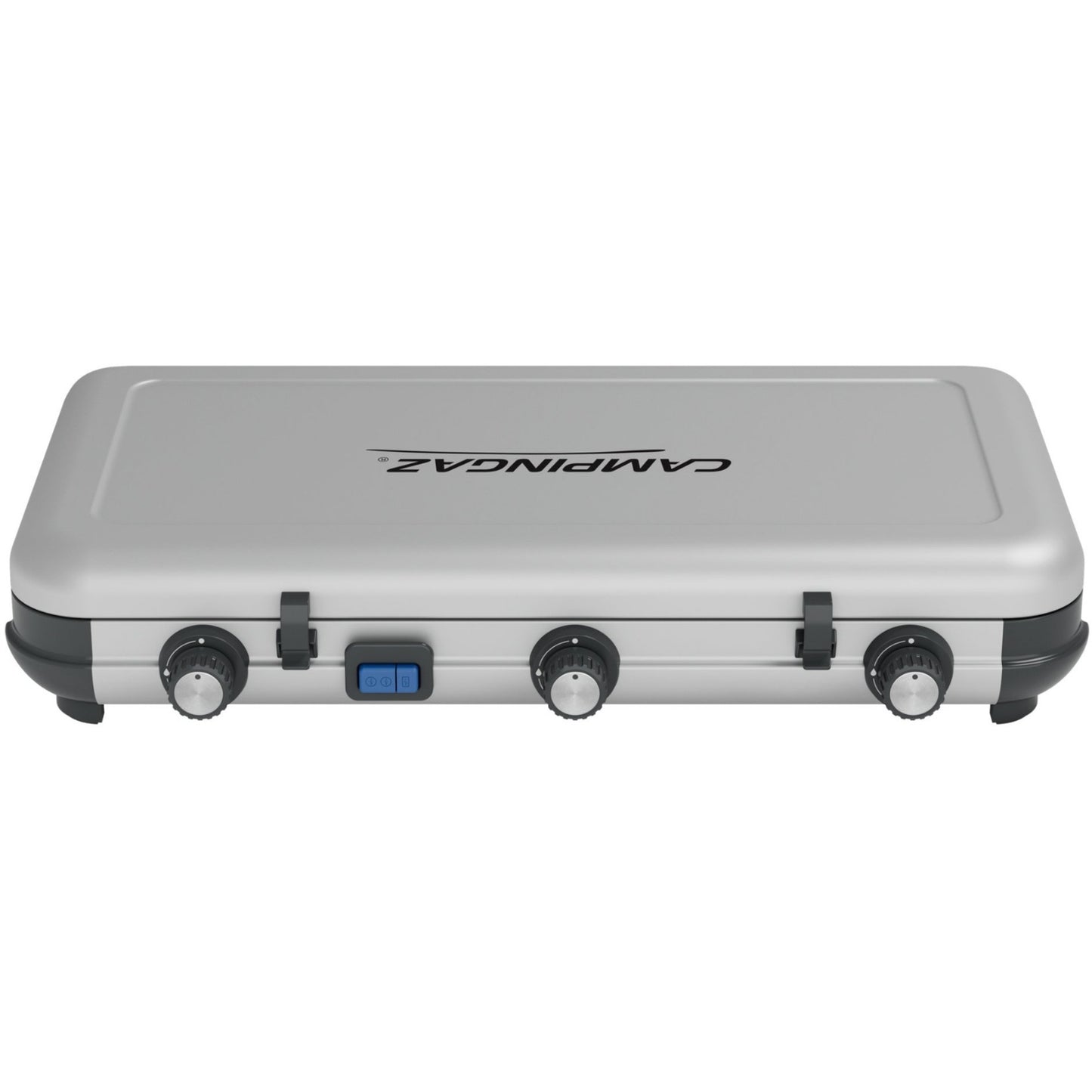 Campingaz camping kitchen 2 multi-cook campingkooktoestel – 3-delig kookoppervlak – elektronische ontsteking - zilvergrijs