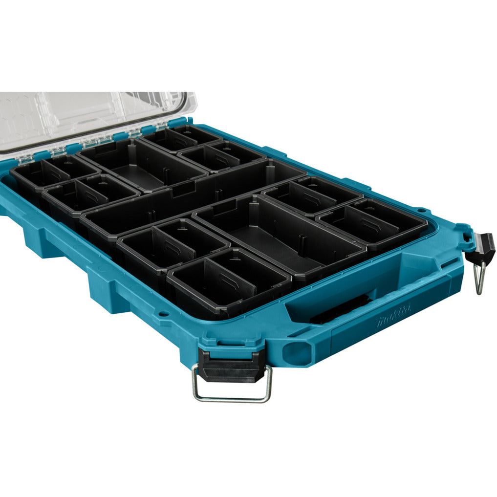 Makita maktrak organizer plat p-91051 gereedschapsbox (blauw zwart)