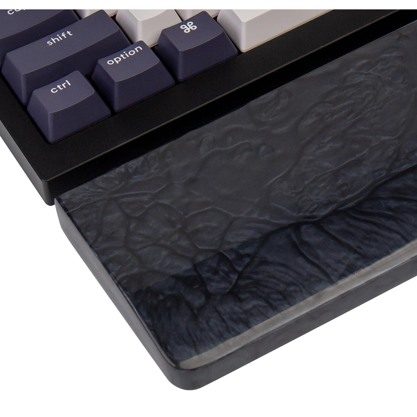 Keychron q1 q2 resin palm rest polssteun (zwart, 75%)
