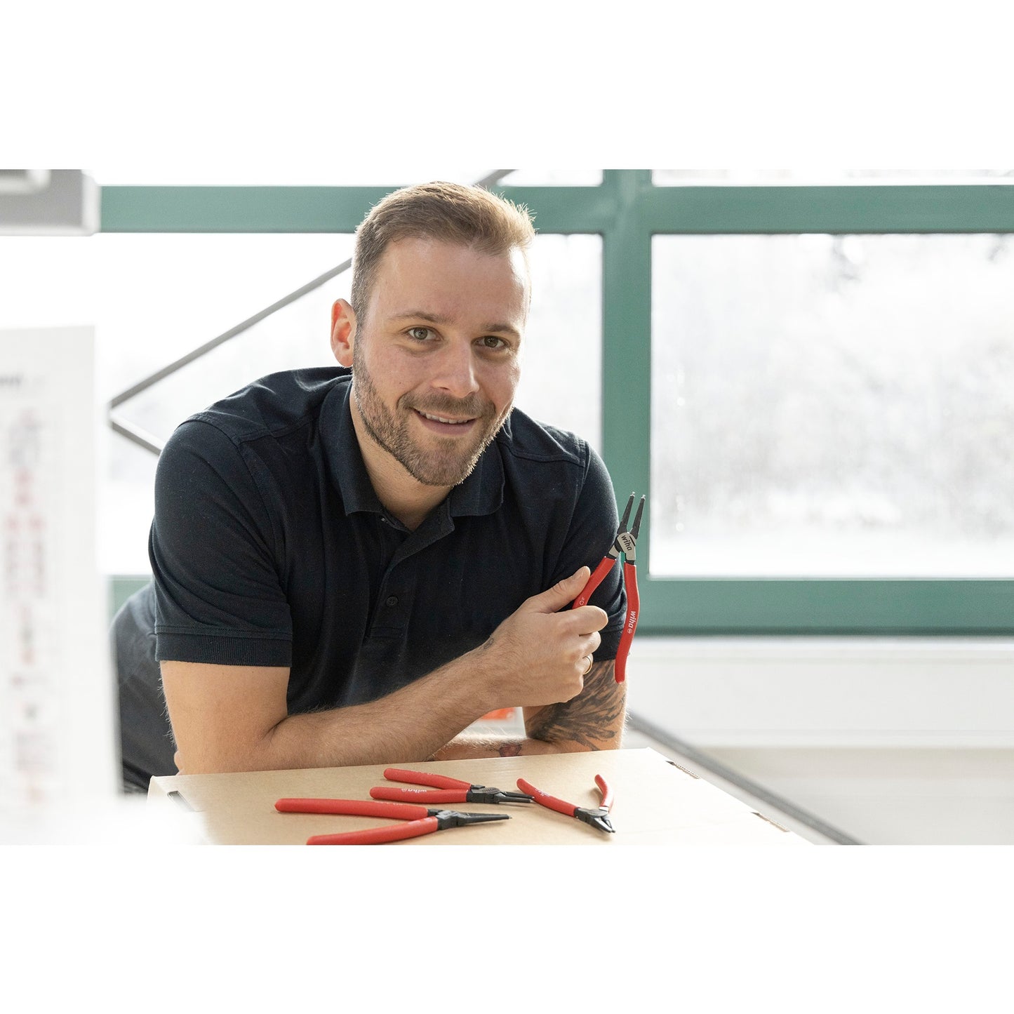 Wiha tangenset classic met magictips (rood, borgringtangen 4-delig)