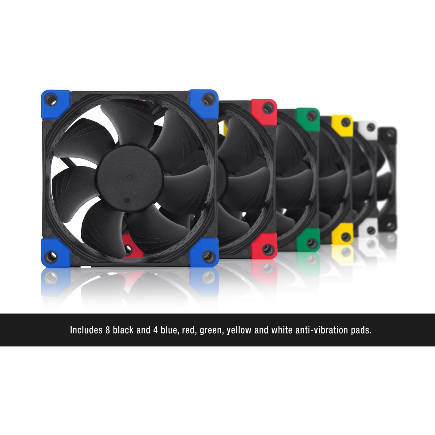 Noctua nf-a8 pwm chromax.black case fan (zwart, 80 x 80 x 25 mm)