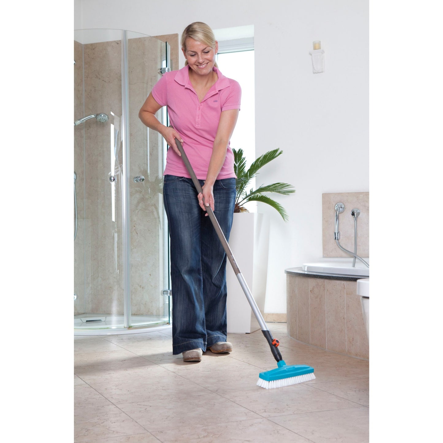 Gardena combisystem schrobber - werkbreedte 30 cm - aanbevolen steellengte 130 150 cm