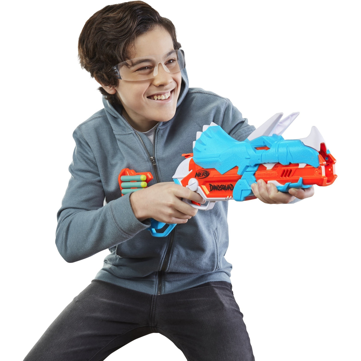 Hasbro nerf dinosquad tricera-blast nerf-gun