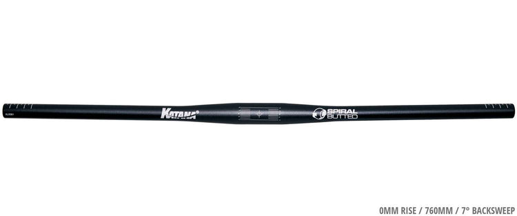 Katana spiral butted riser bar 31.8mm handlebar