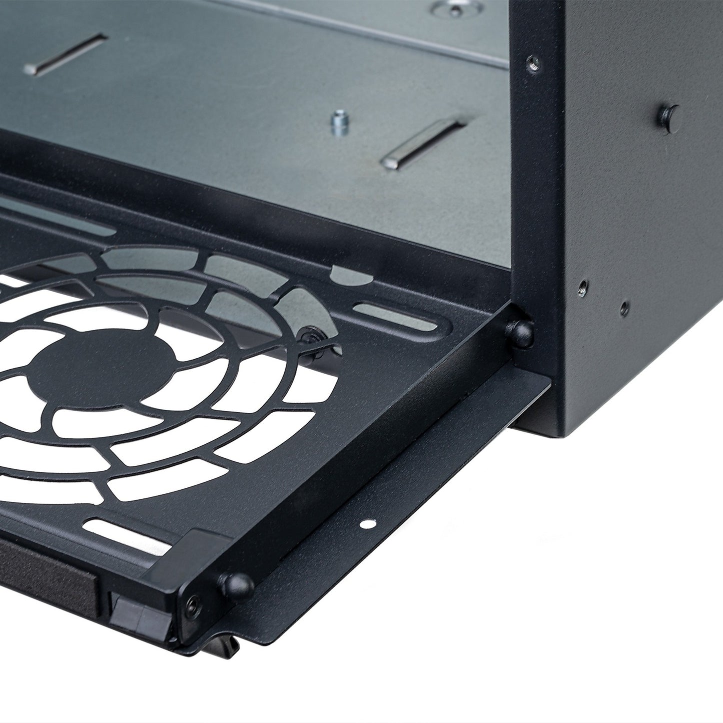 Silverstone rm52 server behuizing (zwart | 2x usb-a | 1x usb-c)