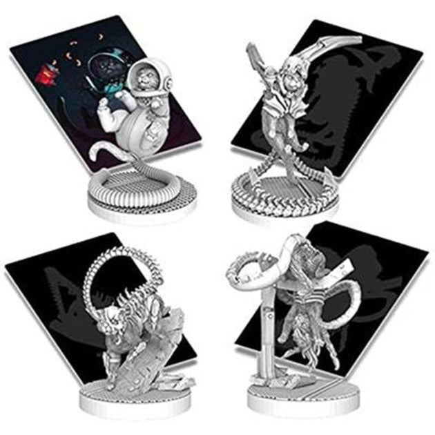 Asmodee nemesis: space cats bordspel (engels, uitbreiding, 1 - 5 spelers, 35 - 175 minuten, vanaf 14 jaar)