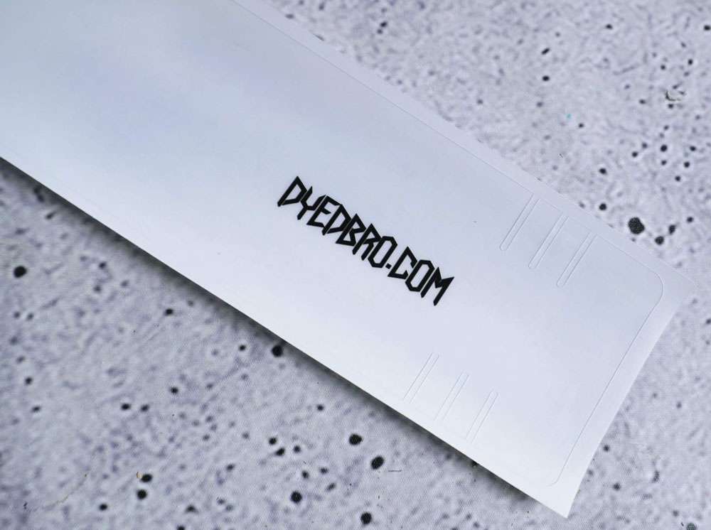 Dyedbro clear downtube protector