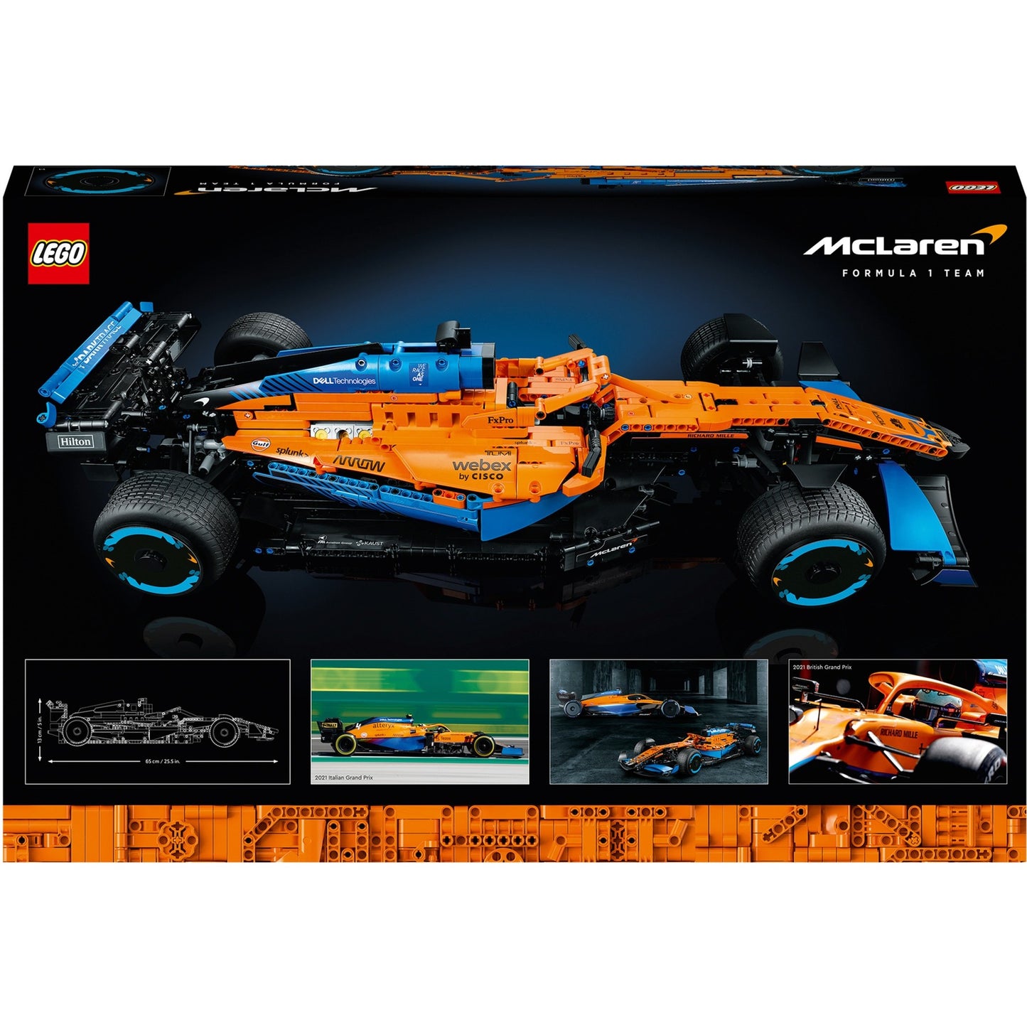 Lego technic mclaren formule 1 2022 racewagen set voor volwassenen - 42141