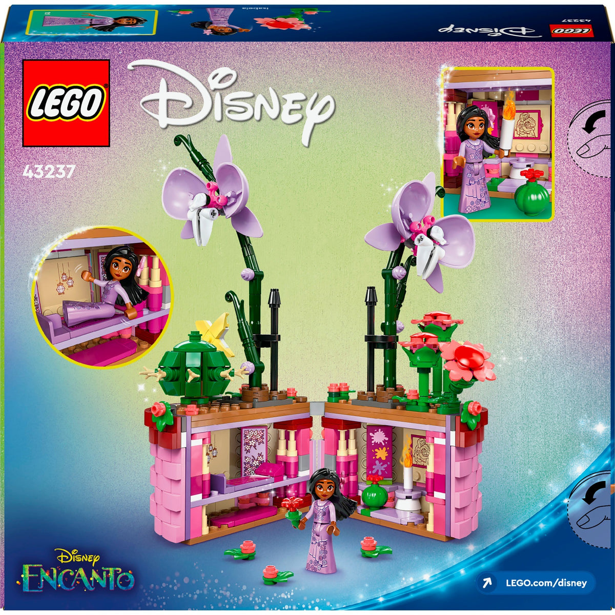 Lego disney - isabela's bloempot constructiespeelgoed (43237)