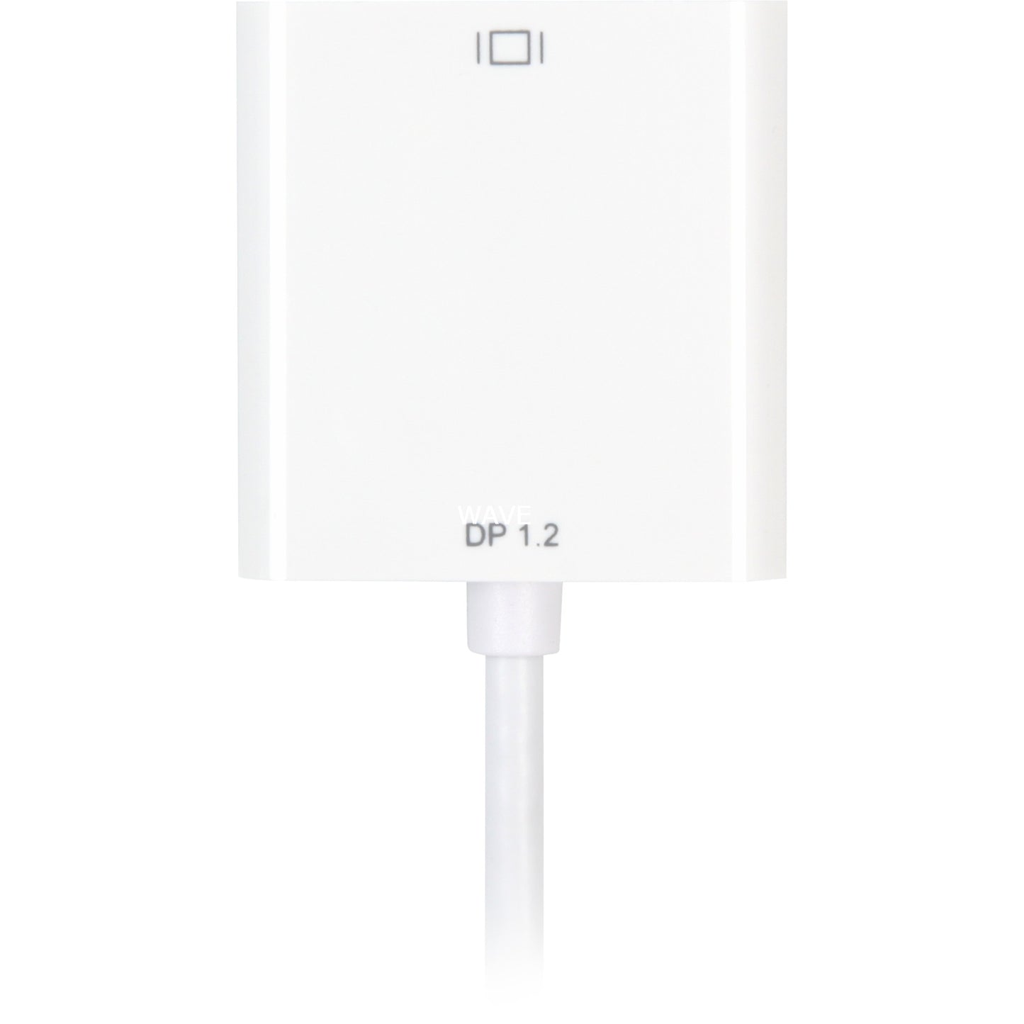 Sharkoon displayport 1.2 > dvi24+1 kabel (wit, 0,15 meter)