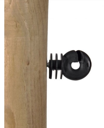 Gallagher schroef-ringisolator economy hout (75) - 060894 060894