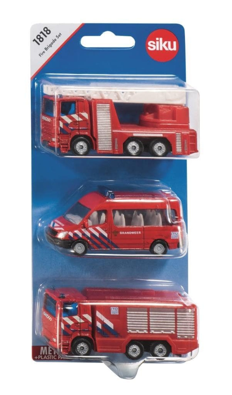 Siku geschenkset (3x brandweer nl)