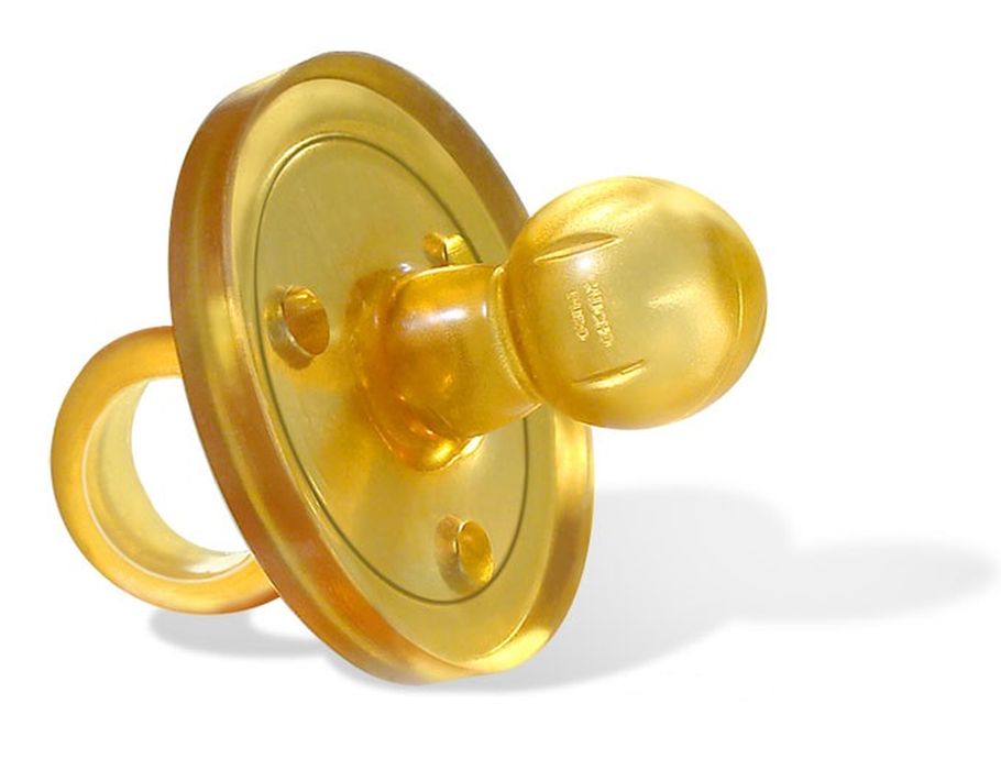 Goldi sauger speen natuurrubber rond - maat s - 0-3m