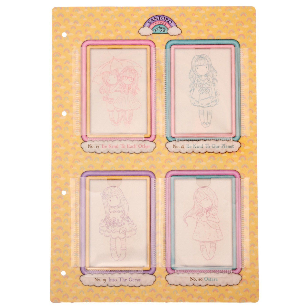 Studio light • gorjuss be kind storage sheet nr. 17-20