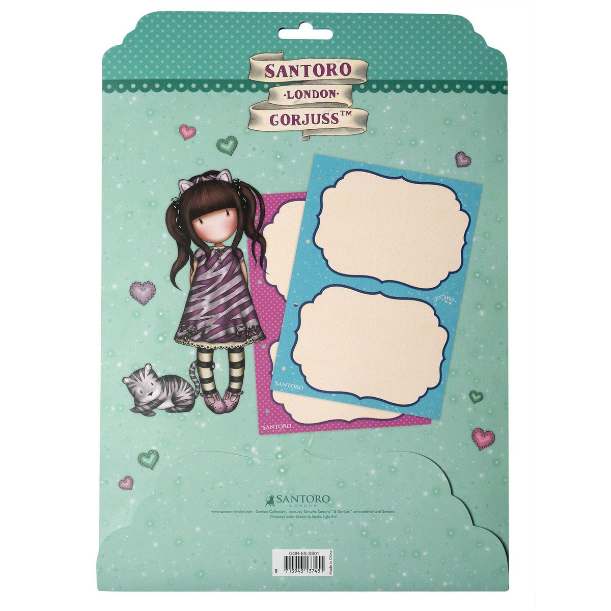 Studio light • gorjuss storage sheet for large cling stamps