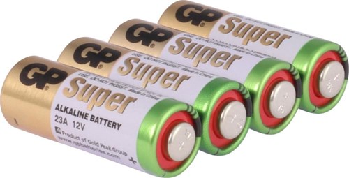 Gp 23a 12 volt alkaline blister 4 3011961