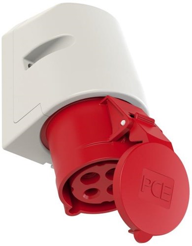 Gp cee 4p 32a 400v opbouw wcd rood - 6313166
