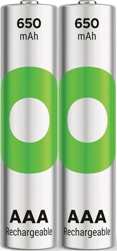 Gp nimh oplaadbare batterij aaa 650ma phone blister(2) - 3311400