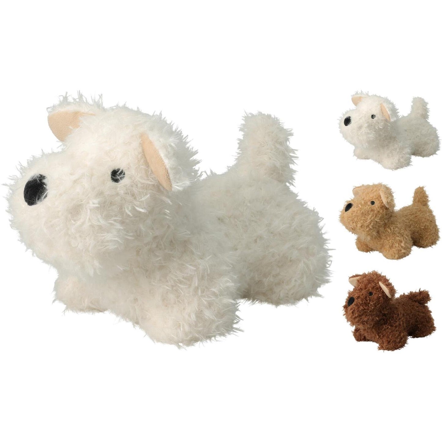 Home styling deurstopper hond 27cm 3 assorti