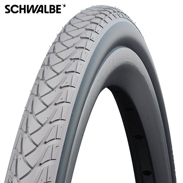 Schwalbe 24x1 3 8 (37-540) marathon plus rolstoel perf. grijs-zwart draad 10281540.01