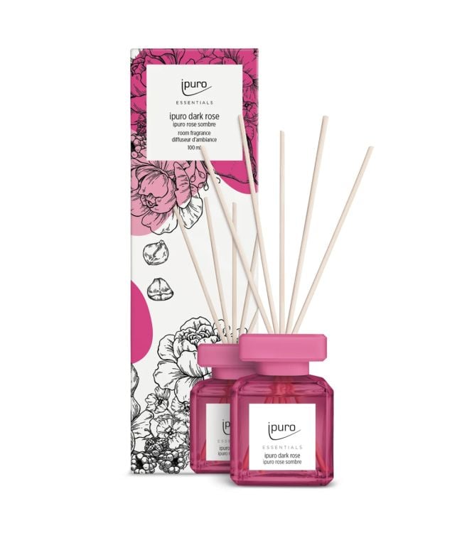 Ipuro geurdiffuser dark rose 100ml