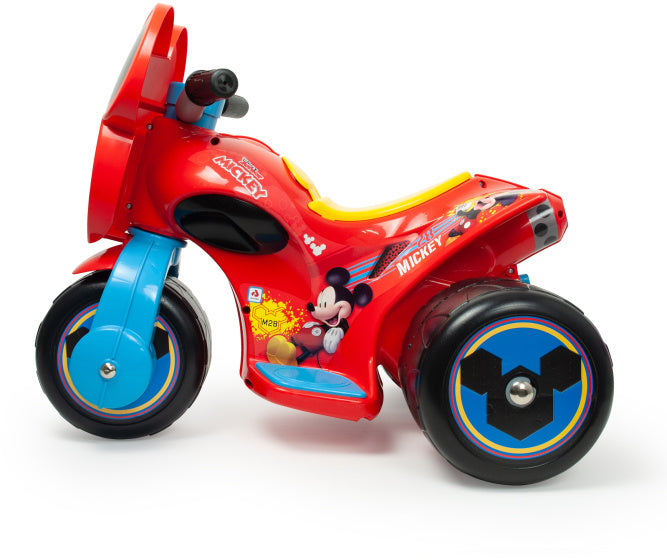 Injusa Mickey Mouse Samurai Trimoto accuvoertuig 6V rood
