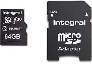 Enzo integral micro sd geheugenkaart v30 64gb security - 9500500
