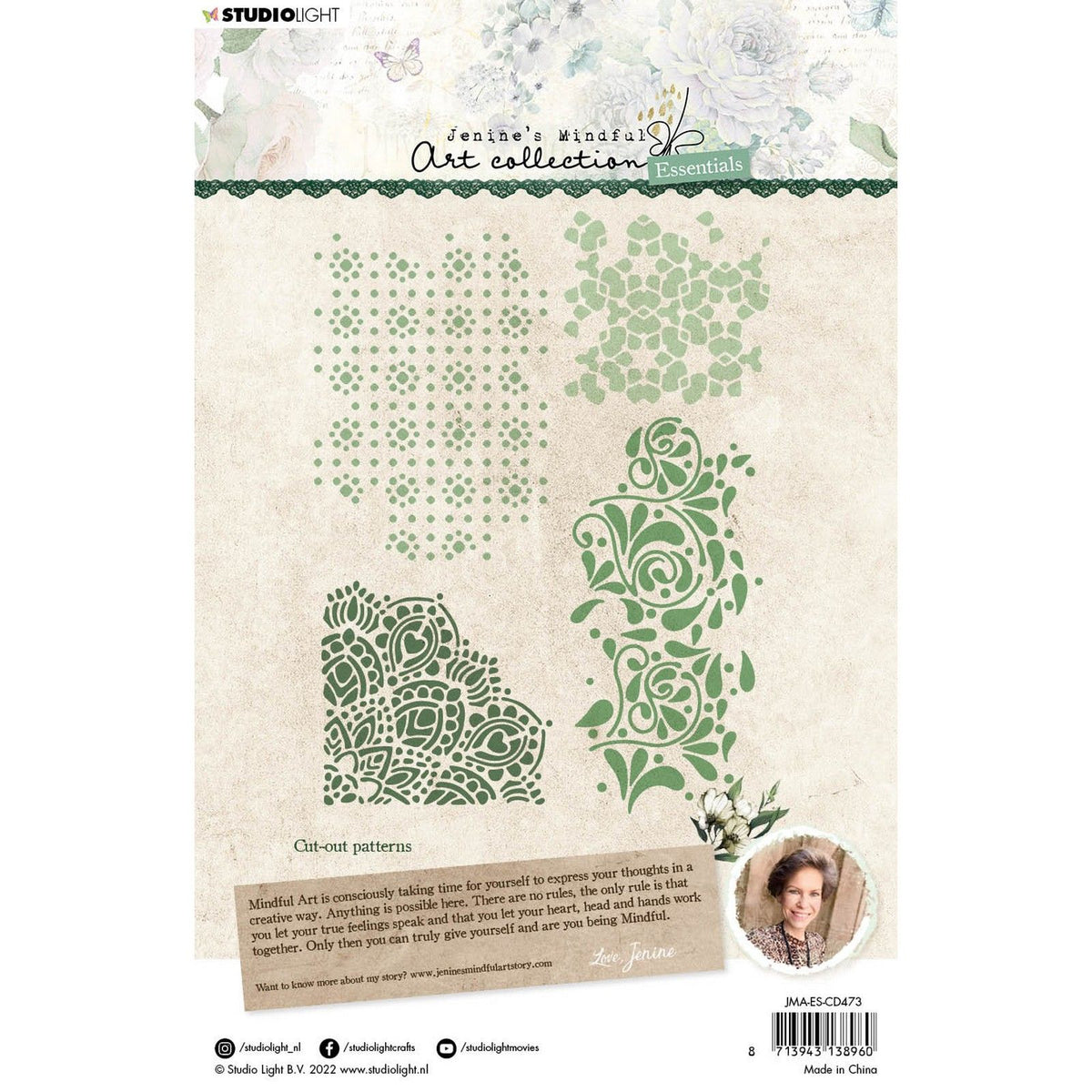 Studio light • essentials cutting die cut-out patterns
