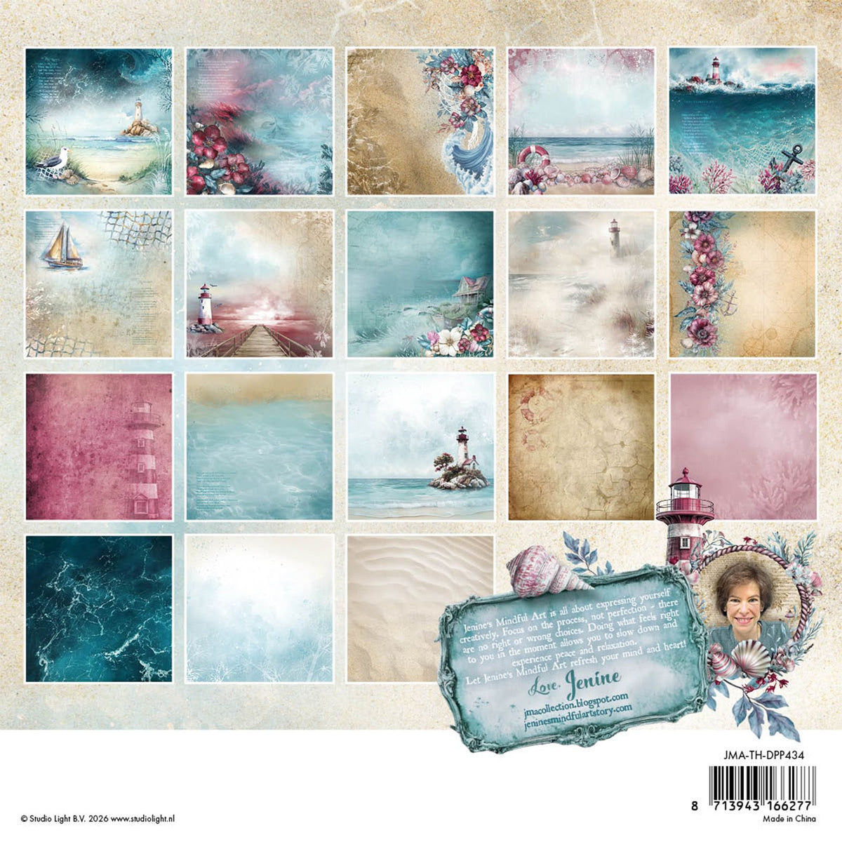 Studio light • tide of hope designer paper pad backgrounds