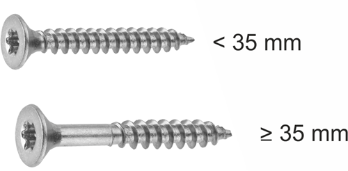 Connex tx-schroef 3.5x25 500st a2 - kk3263525