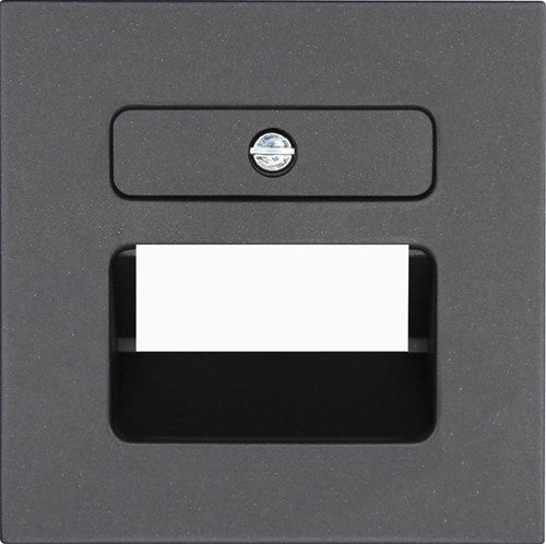 Enzo kopp hk07 antraciet afdekplaat utp dubbel - 4623060