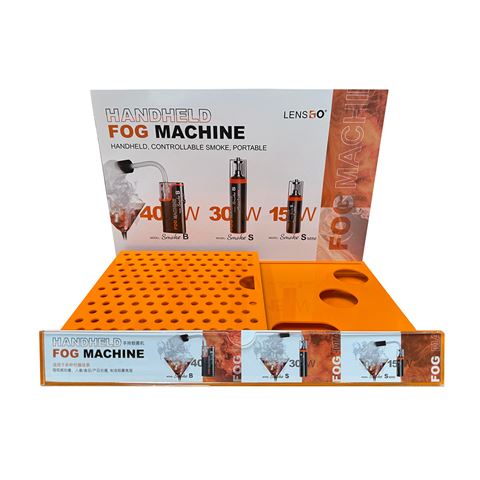 Lensgo rookmachine winkel display