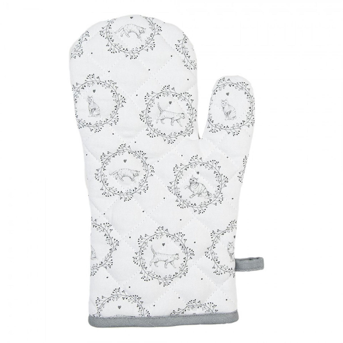 Clayre eef ovenhandschoen kat 18x30cm