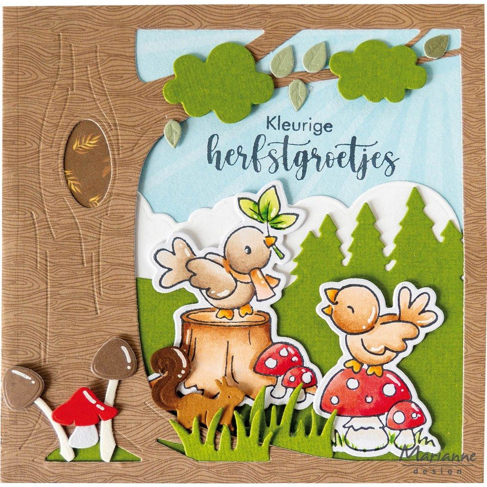 Marianne design • creatable passepartout tree